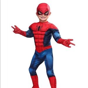 SPIDERMAN Costume kids Polyester with Foam (5-6) Y
